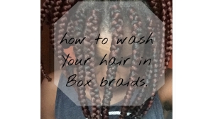 How to wash your hair in box braids